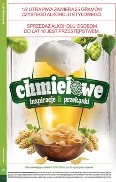 Pogląd gazetki "Stokrotka gazetka - Chmielowe Inspiracje" ze sklepu Stokrotka ważnej od 09.07.2026