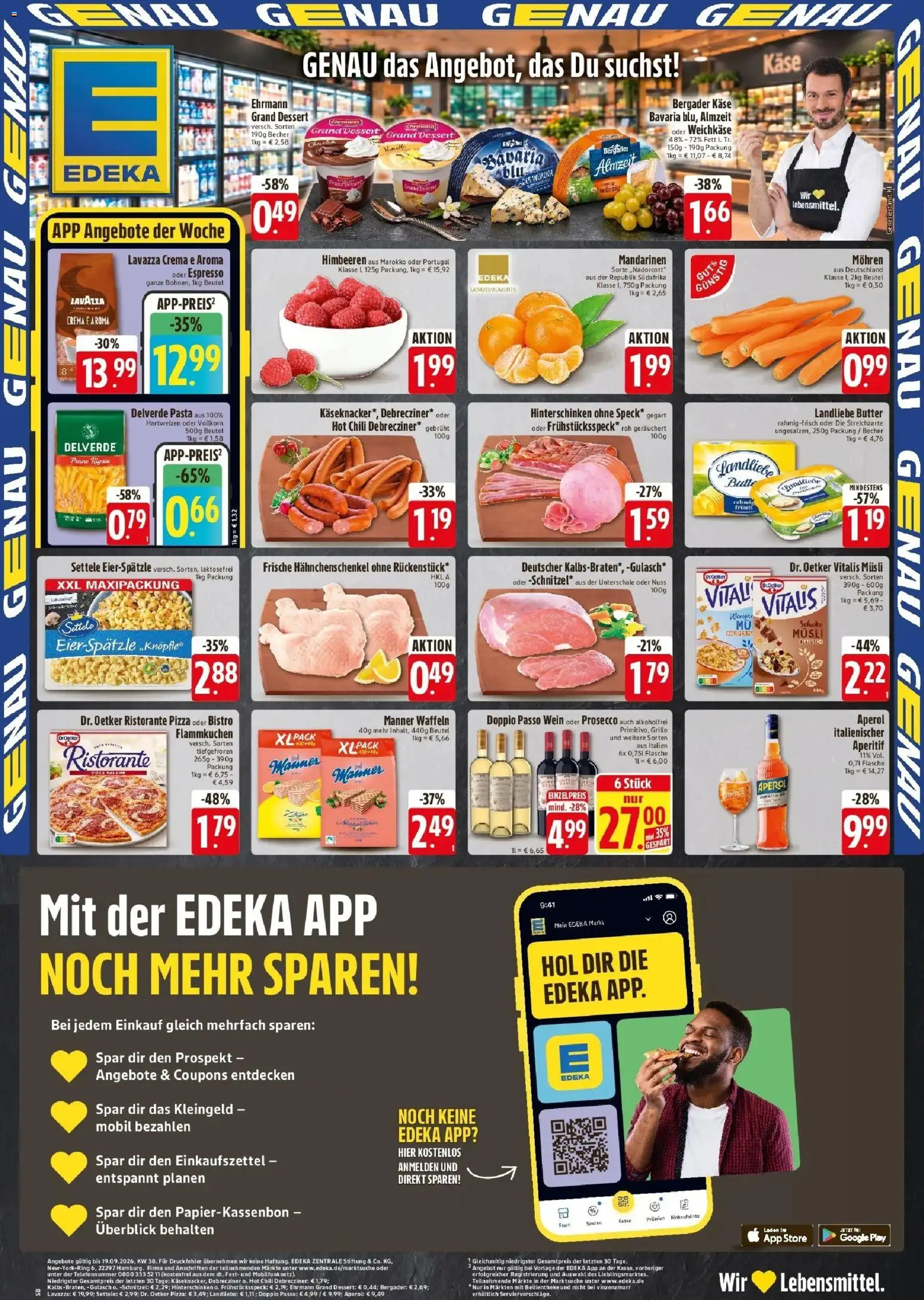 Vorschau von dem Prospekt des Geschäftes Edeka, gültig ab dem 17.09.2026