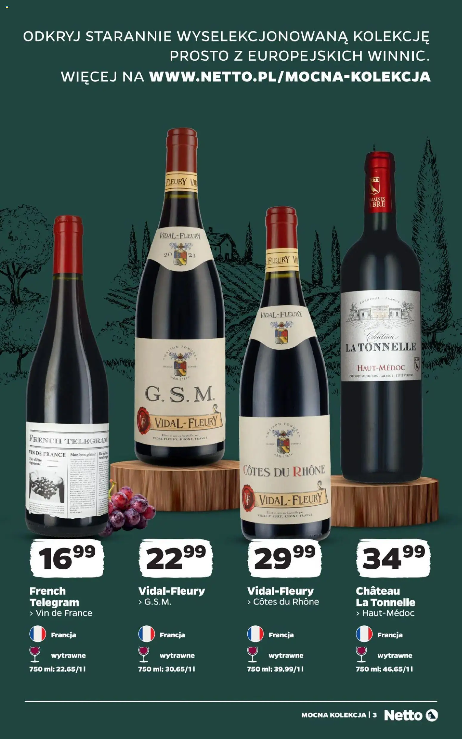 Pogląd gazetki "Netto gazetka - Wina" ze sklepu Netto ważnej od 25.10.2026 - Merlot