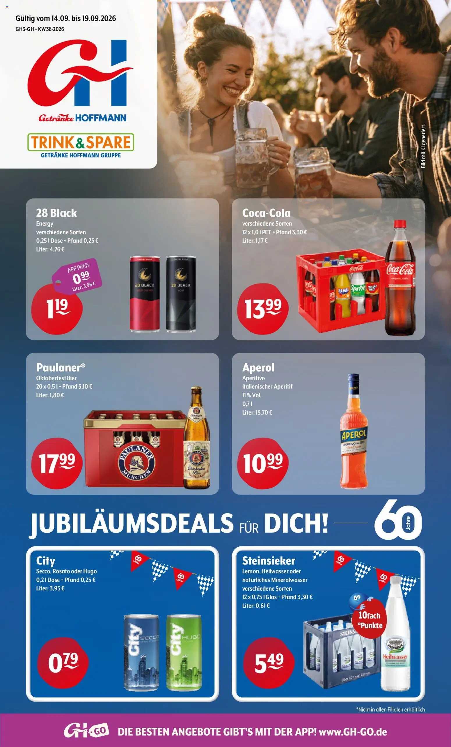Vorschau von dem Prospekt des Geschäftes Trink und Spare, gültig ab dem 14.09.2026