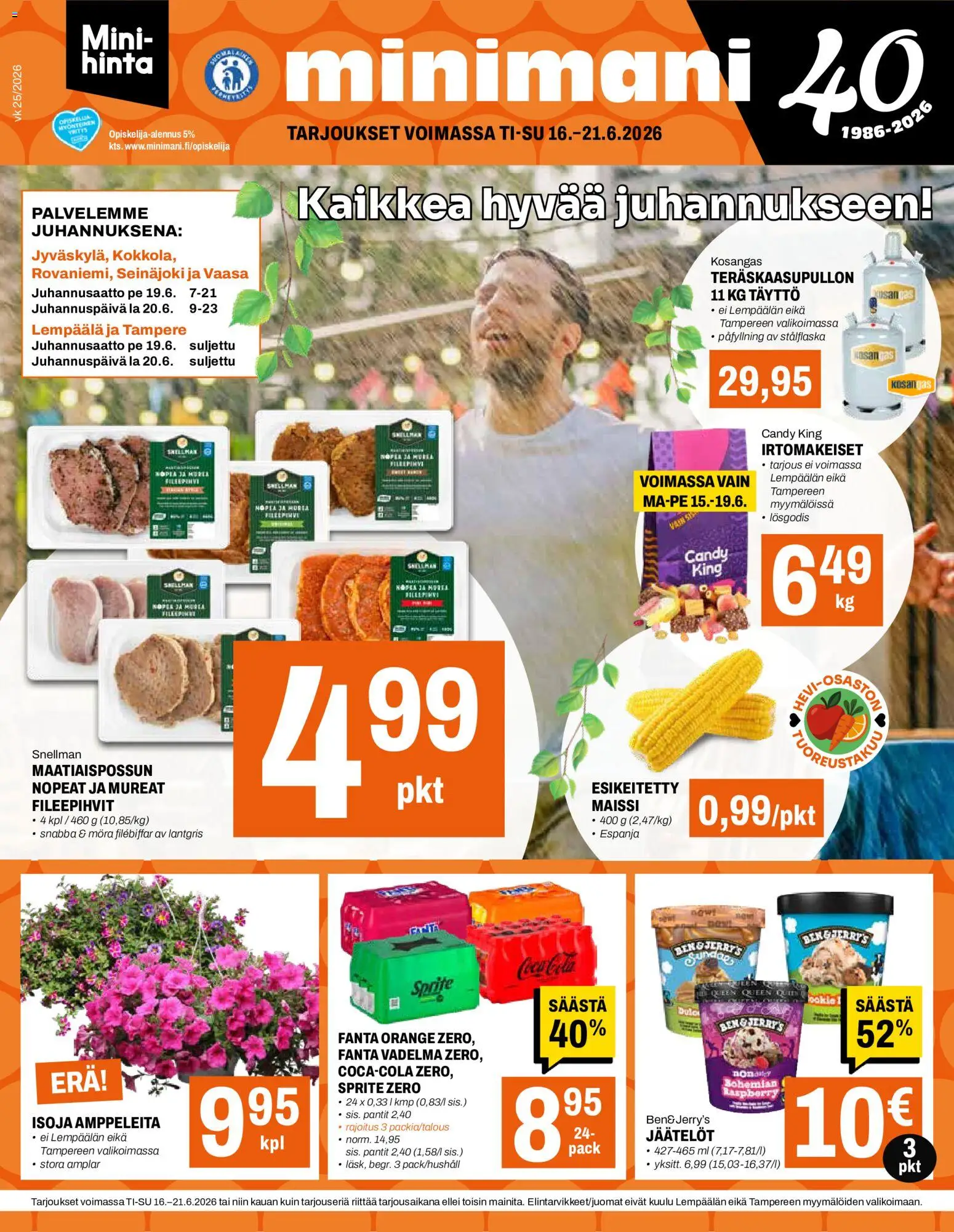Kaupan Minimani Minimani tarjoukset esikatselu, voimassa 16/06/2026
