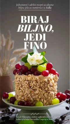 Pregled letka Lidl Biraj biljno, jedi fino trgovine Lidl vrijedi od 25.10.2024