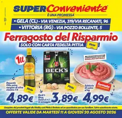 Anteprima dell'opuscolo SuperConveniente volantino Gela, Vittoria dal negozio SuperConveniente valido da 11/08/2026