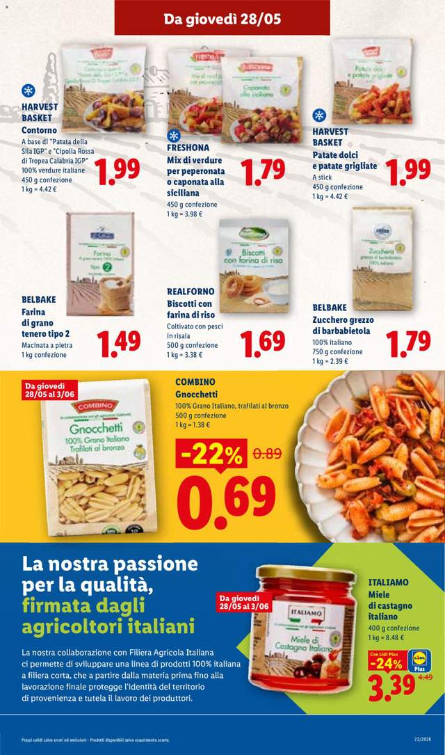 Nuovo volantino Lidl dal 28/05