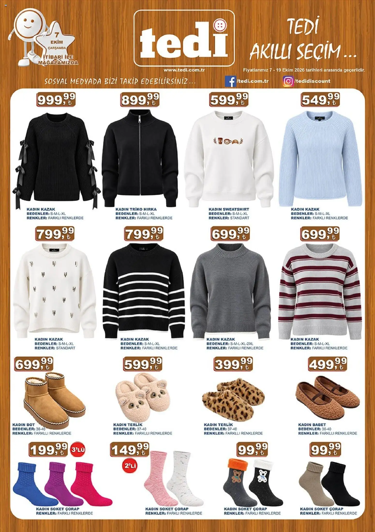 Tedi Tedi Katalog 07.10.2026 - Broşürünün önizlemesi