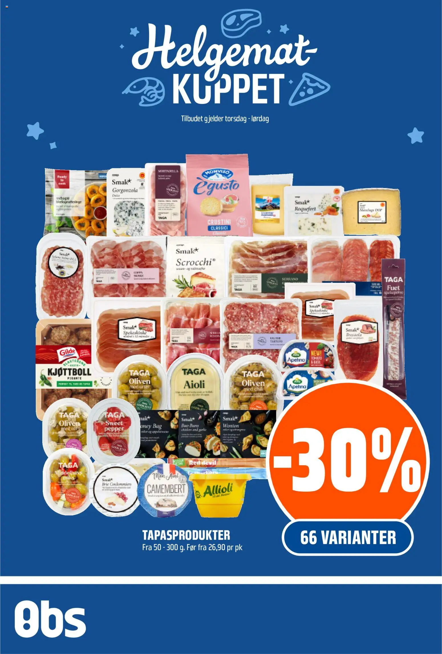 Forhåndsvis Coop Obs Helgemat Kuppet fra butikk Coop Obs gyldig fra 07/05/2026