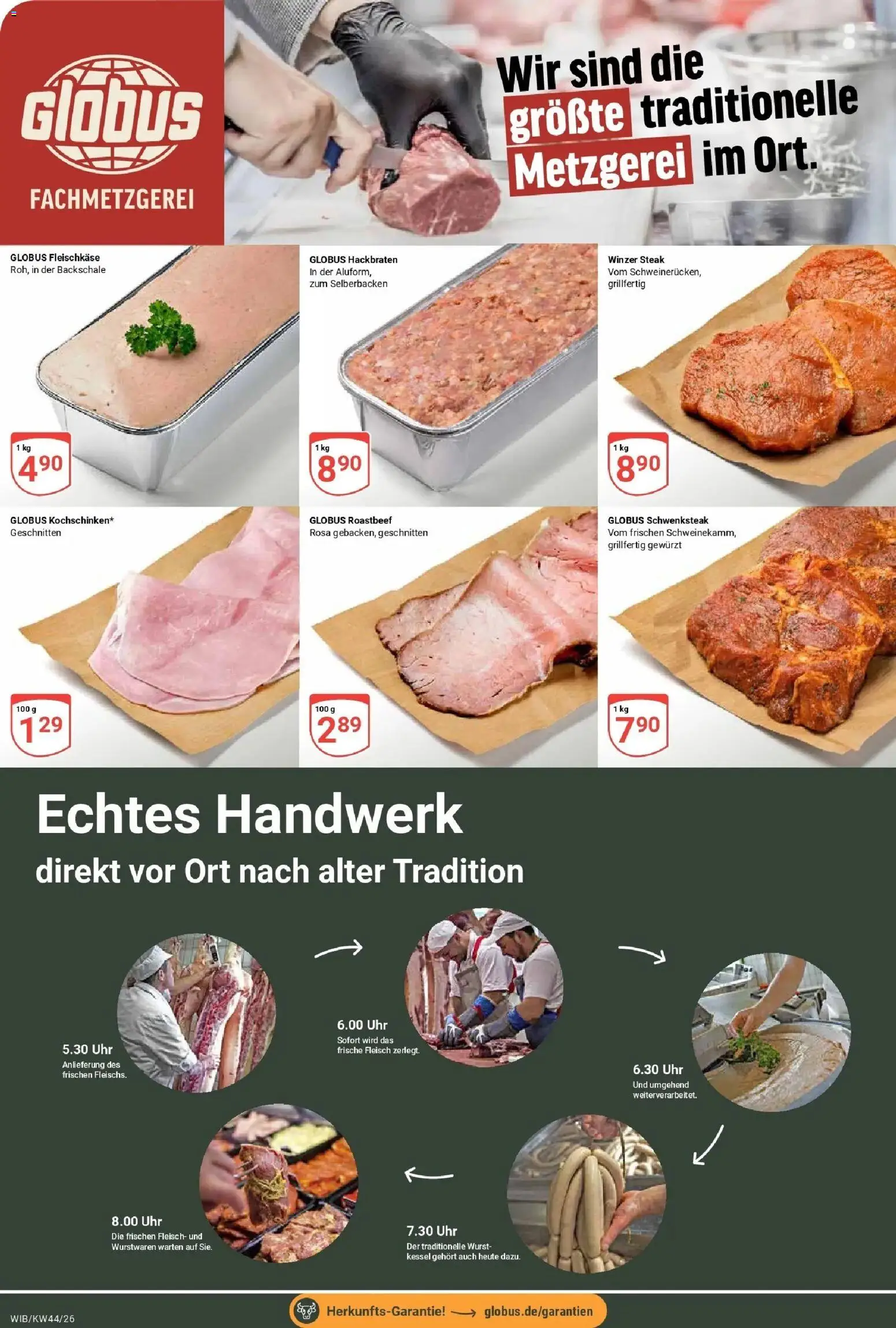Vorschau von dem Prospekt des Geschäftes Globus, gültig ab dem 26.10.2026