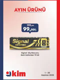 Kim Market Kim Market - Ayın Ürünü 01.06.2026 - Broşürünün önizlemesi