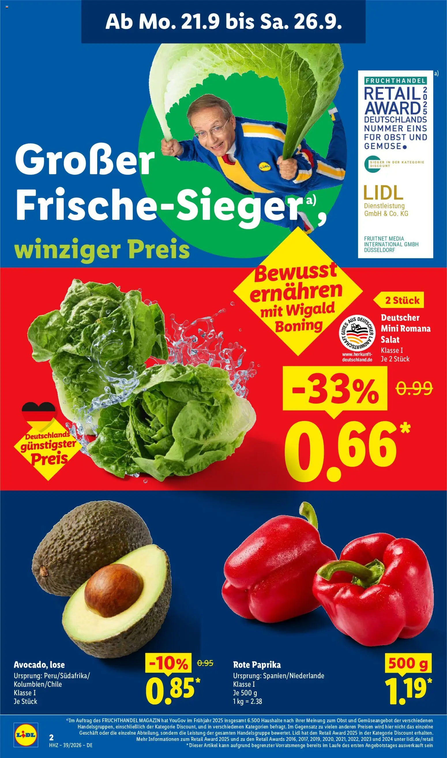 Vorschau von dem Prospekt des Geschäftes Lidl, gültig ab dem 21.09.2026 - Telefon, Bad, Spiel