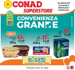Anteprima dell'opuscolo Conad volantino Superstore Lombardia dal negozio Conad valido da 20/05/2026