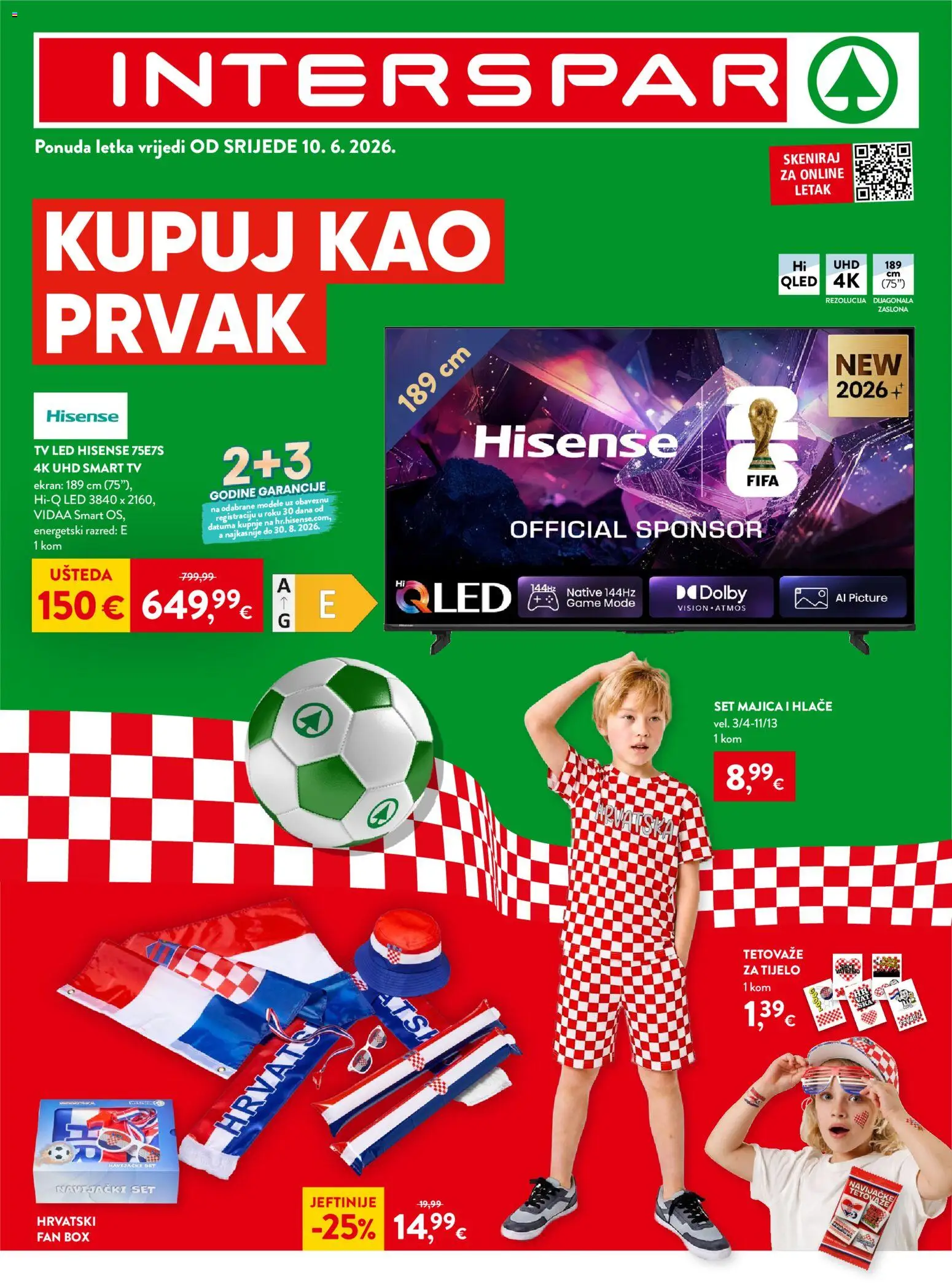 Pregled letka Interspar Katalog trgovine Interspar vrijedi od 10.06.2026