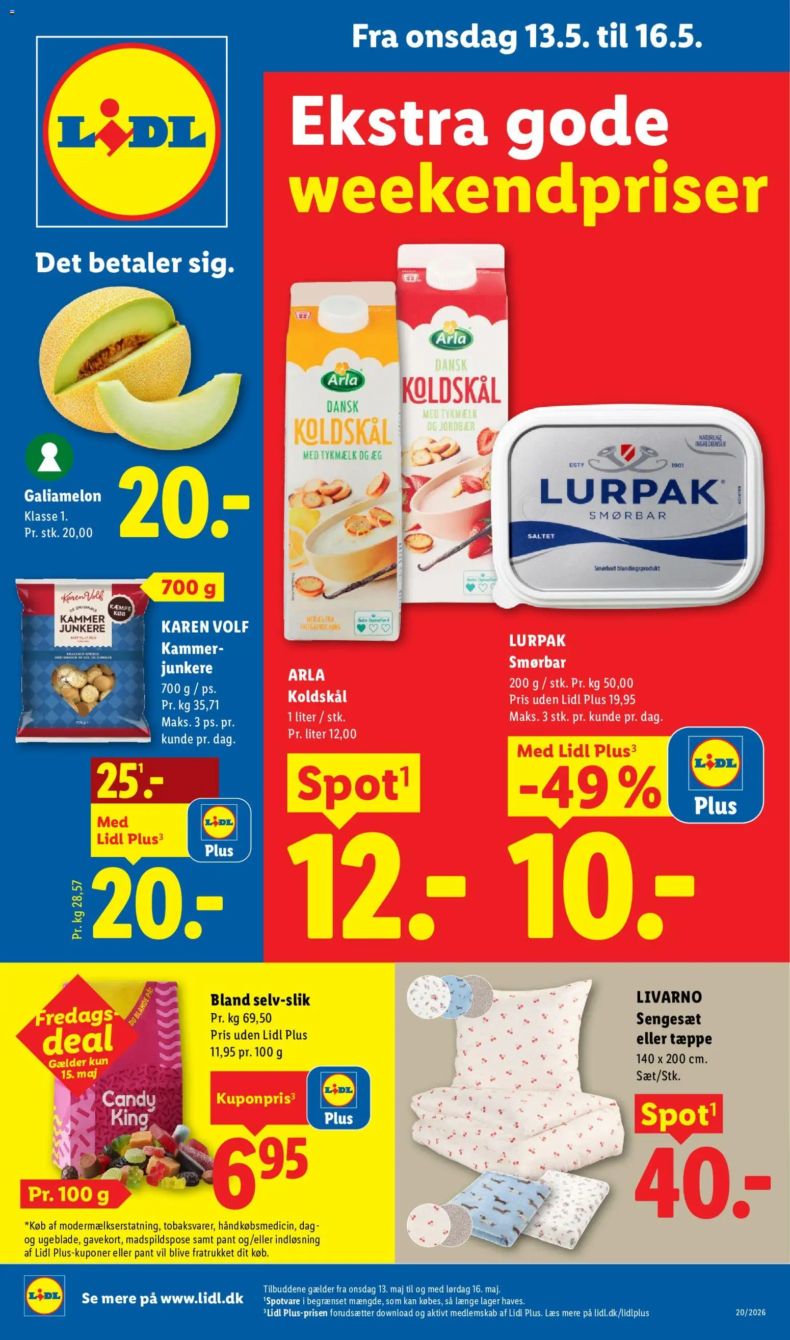 Eksempel på tilbudsavis Lidl - Weekend avis fra butik Lidl gyldig fra 13/05/2026