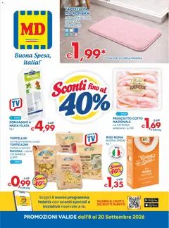 Anteprima dell'opuscolo MD Discount volantino dal negozio MD Discount valido da 08/09/2026