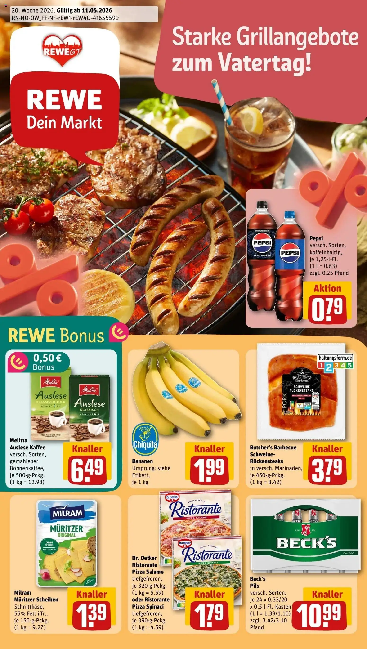 Vorschau von dem Prospekt des Geschäftes Rewe, gültig ab dem 10.05.2026
