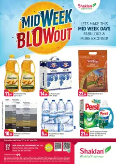 Preview of the catalogue Shaklan catalogue midweek blowout of store Shaklan valid from 13 Jul, 2026
