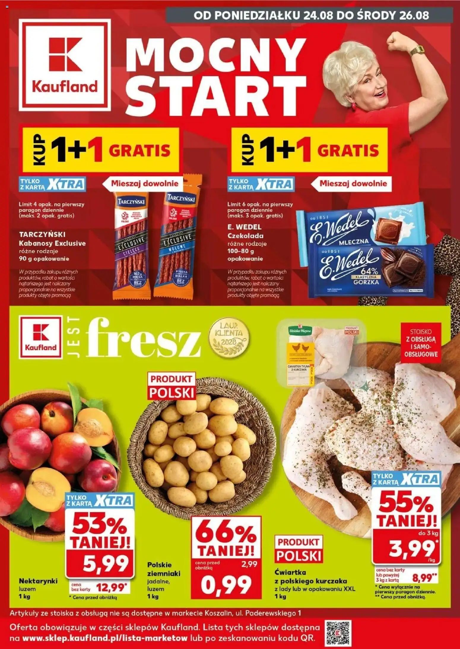 Pogląd gazetki "Kaufland gazetka - Mocny start" ze sklepu Kaufland ważnej od 24.08.2026