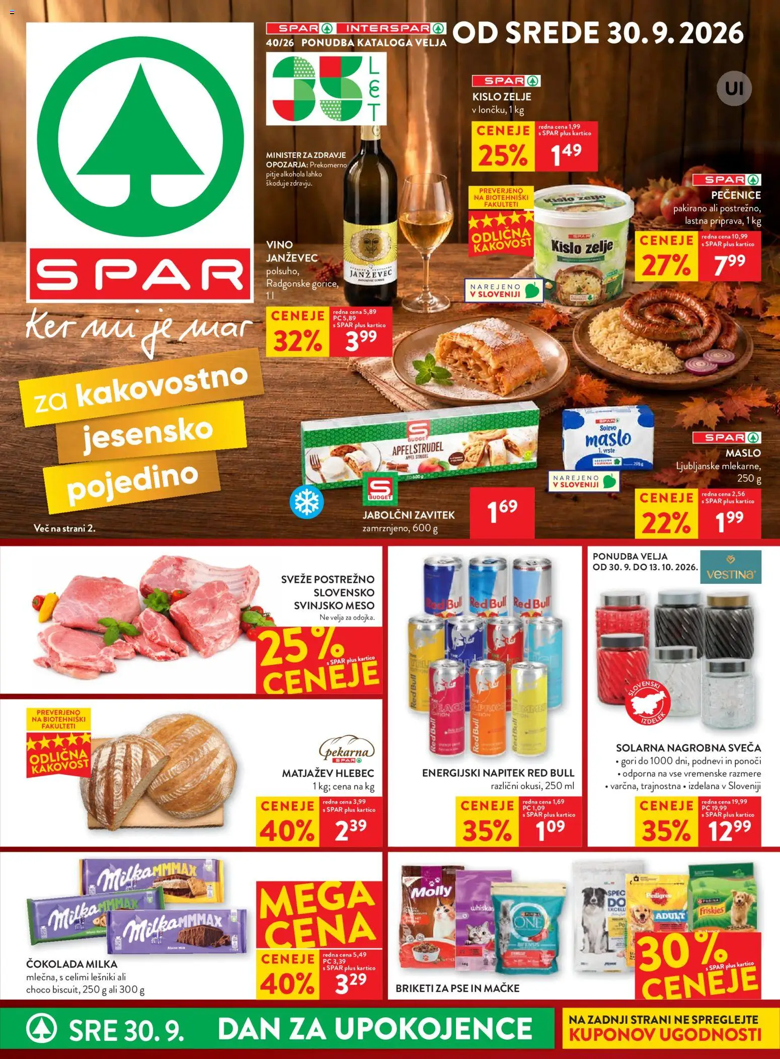 Predogled kataloga iz trgovine Spar veljaven od 30.09.2026