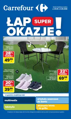 Pogląd gazetki "Carrefour gazetka - Łap super okazje" ze sklepu Carrefour ważnej od 25.05.2026