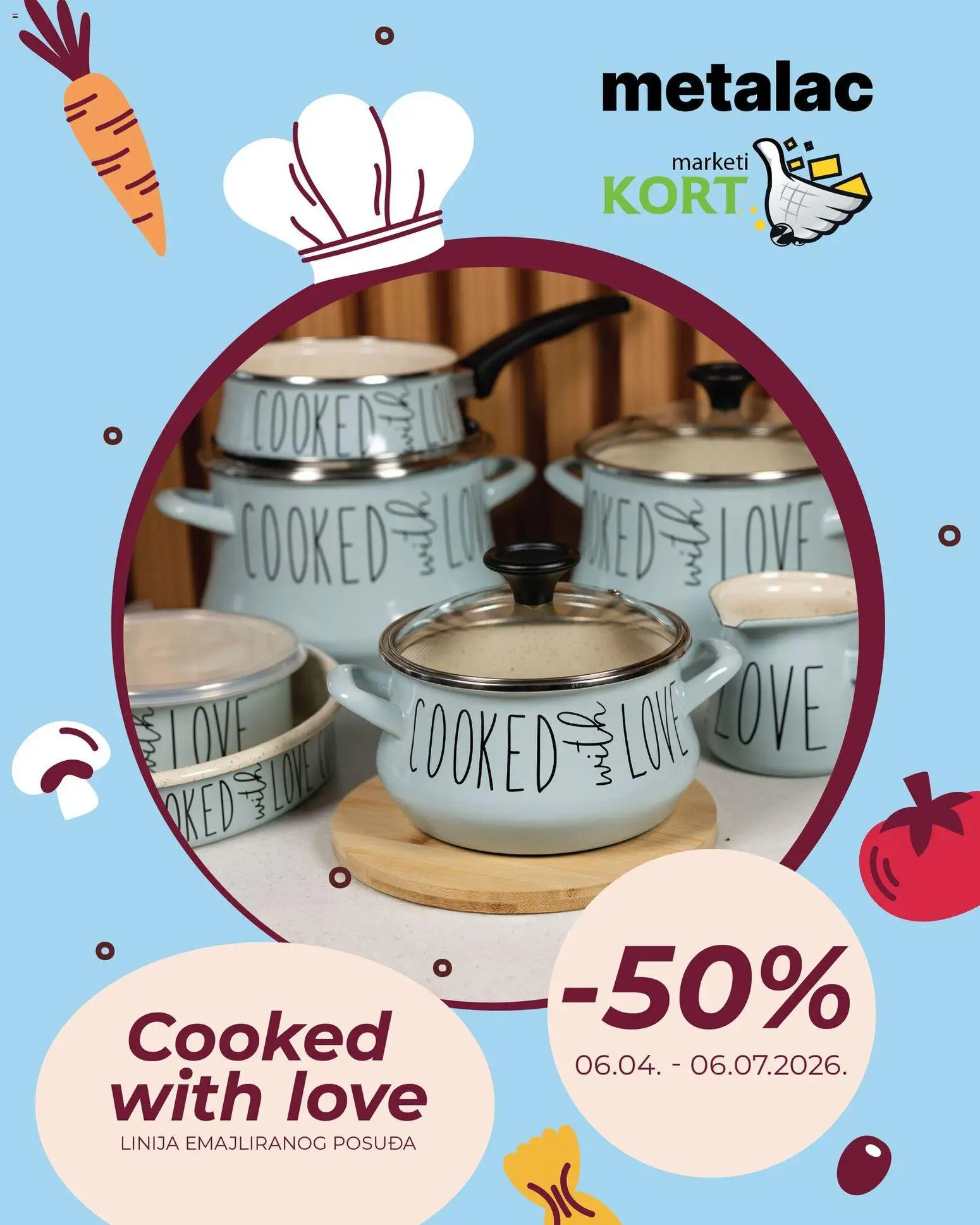 Pregled letka Kort Marketi super ponuda trgovine Kort Marketi vrijedi od 06.04.2026