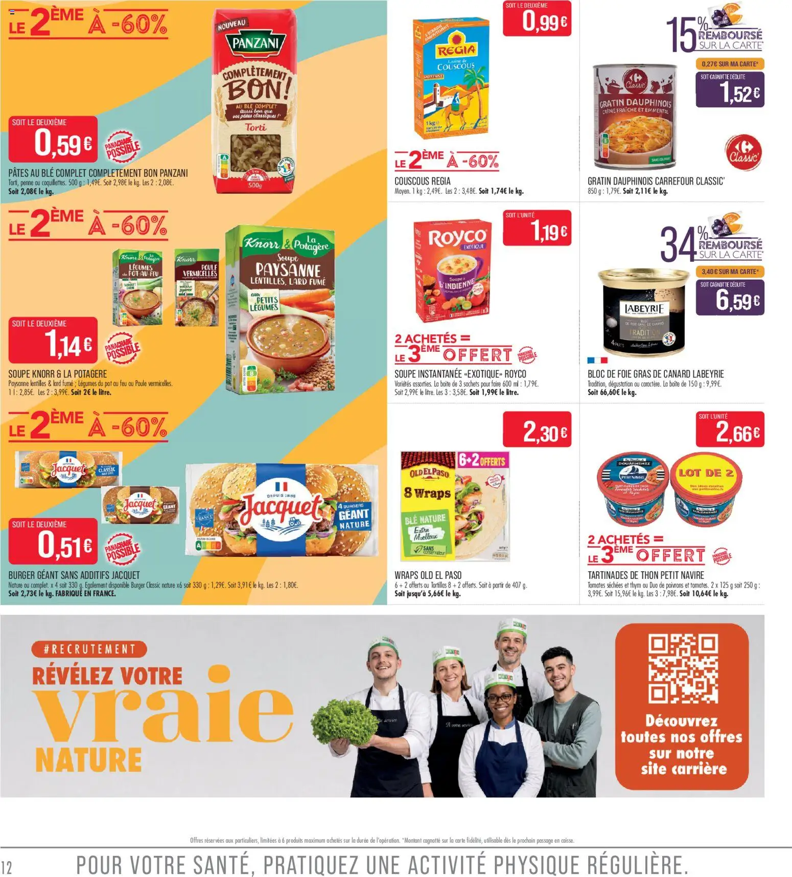 Prévisualisation de Match Supermarché - La match mania du magasin Match Supermarché formulaire valide 27/10/2026 - Gratin dauphinois, Couscous, Foie gras, Canard, Tortillas, Thon, Emmental, Tomates séchées