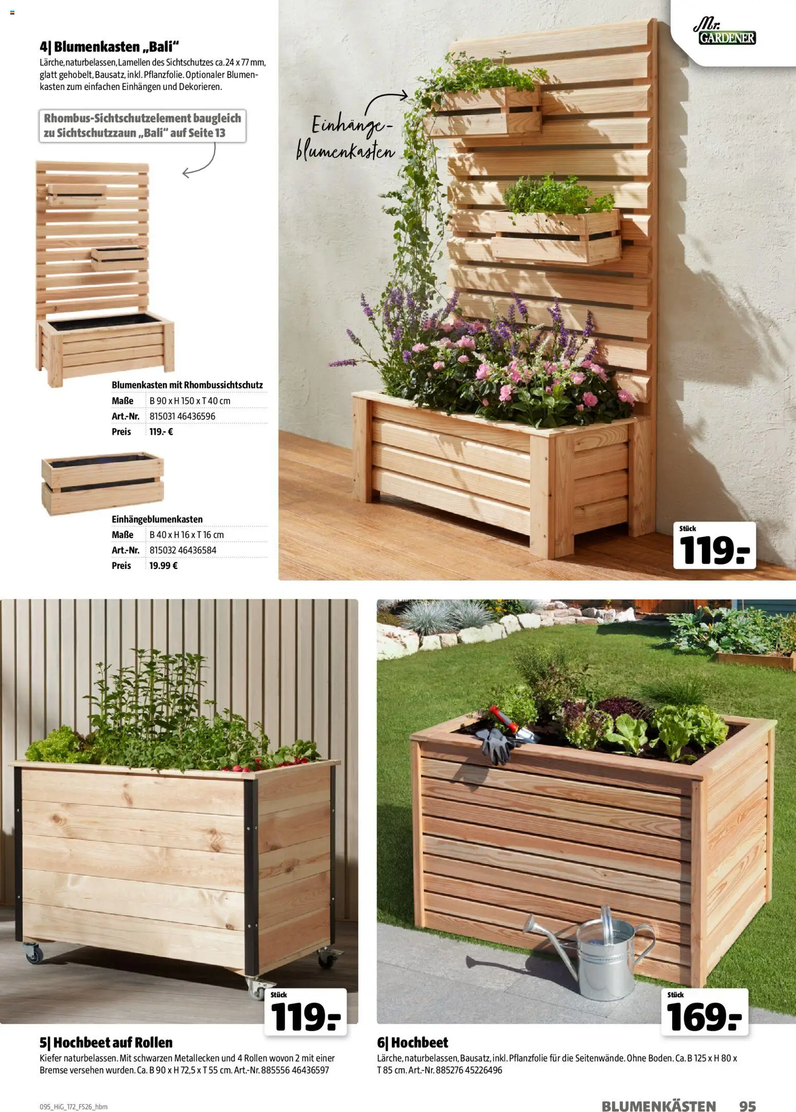 Vorschau von dem Prospekt des Geschäftes Hagebau, gültig ab dem 02.03.2026 - Blumen, Hochbeet