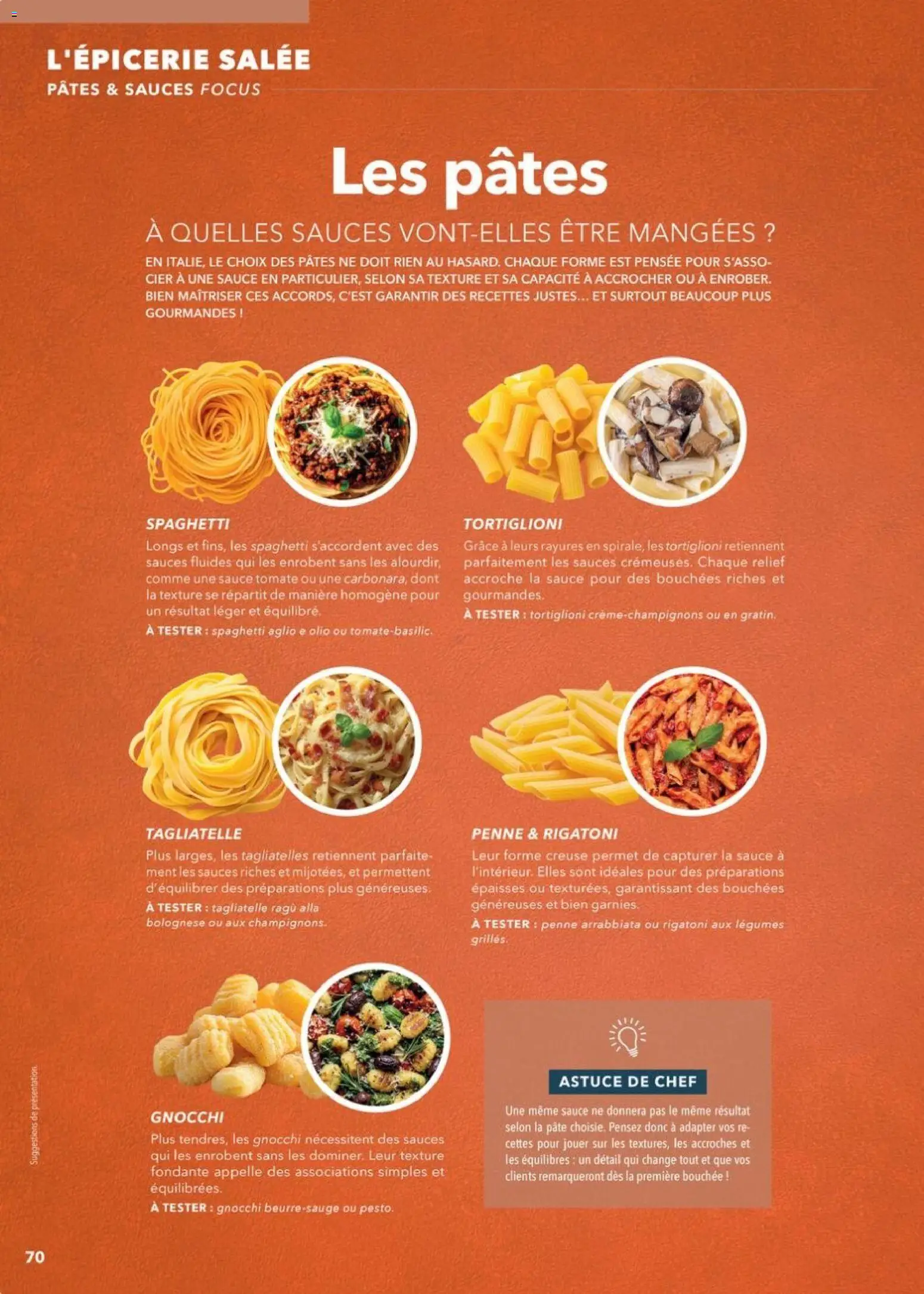 Prévisualisation de METRO - Guide Italie du magasin METRO formulaire valide 28/05/2026 - Gnocchi, Pâte, Pâtes, Tomate, Spaghetti, Sauces, Sauce tomate, Tagliatelle