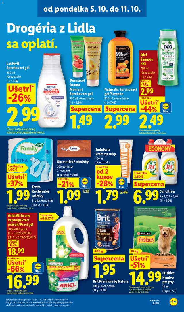 Nový Lidl leták od 05.10.