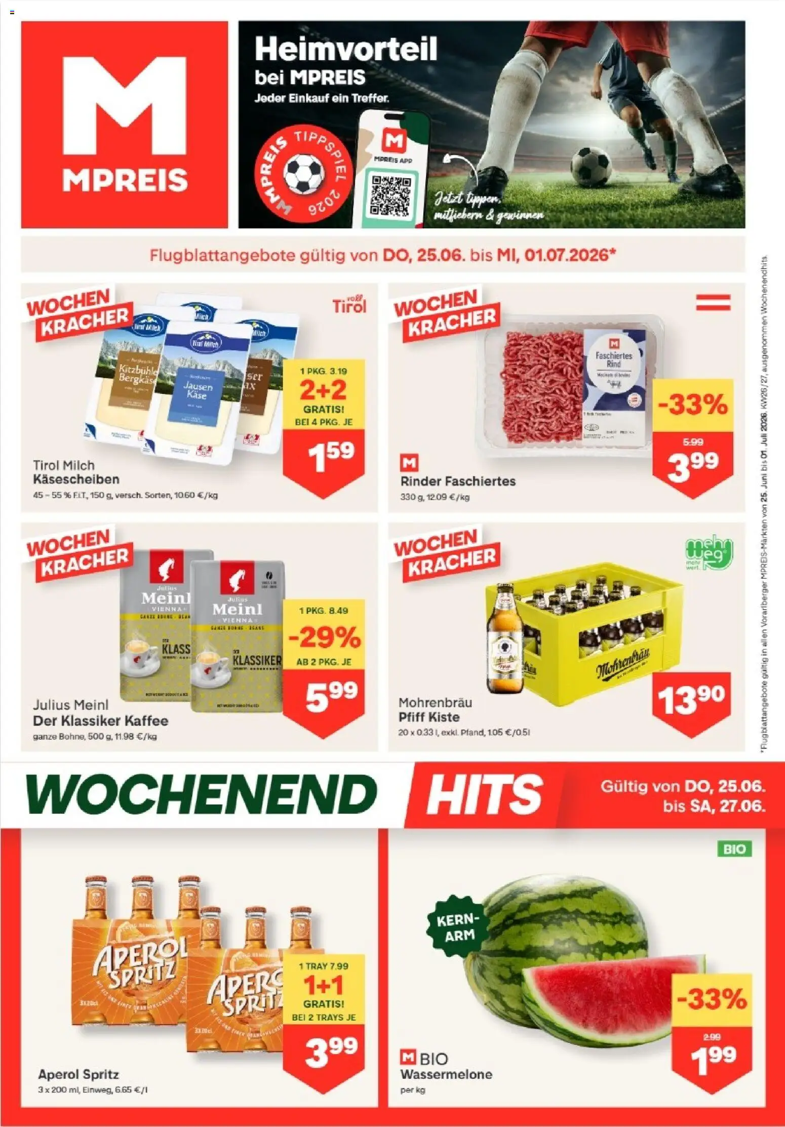 Vorschau der Angebote: MPREIS MPREIS Hohenems gültig ab 25.06.2026
