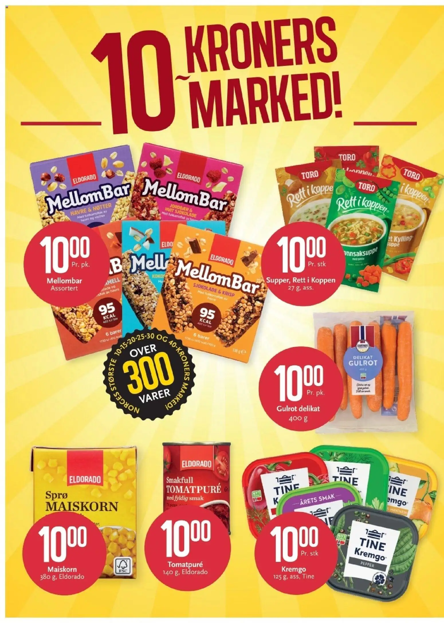 Forhåndsvis CC Mat kundeavis fra butikk CC Mat gyldig fra 19/10/2026 - Mellombar, Sjokolade, Kylling, Jordbær, Gulrot, Nøtter, Hvit sjokolade, Tomatpuré