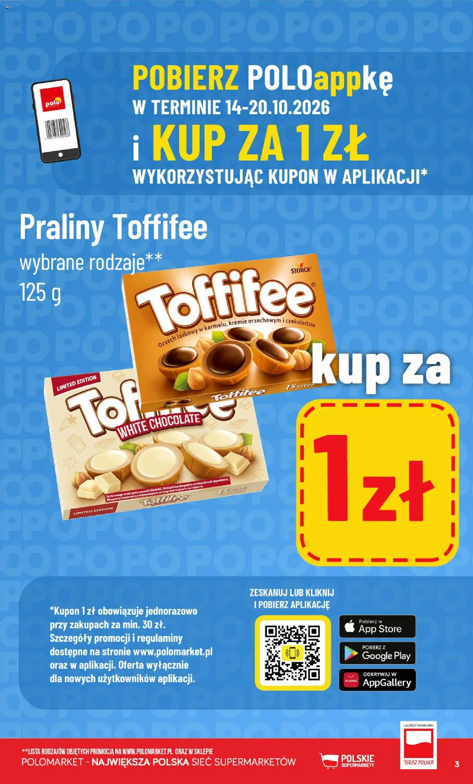 Pogląd gazetki "POLOmarket gazetka - Kupuj taniej" ze sklepu POLOmarket ważnej od 14.10.2026