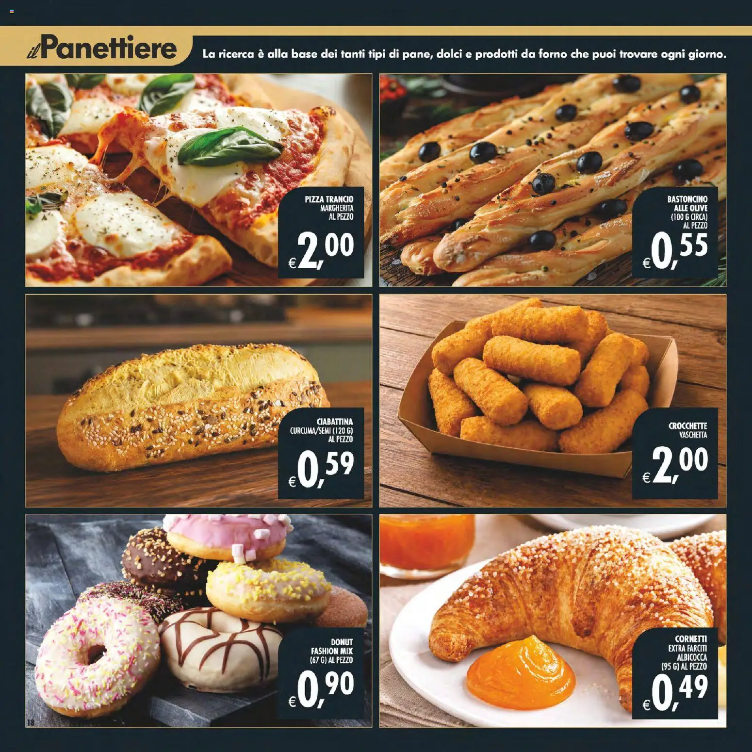 Anteprima dell'opuscolo Decò volantino Gourmet Sicilia dal negozio Decò valido da 23/10/2026 - Pizza, Forno, Dolci, Olive, Crocchette