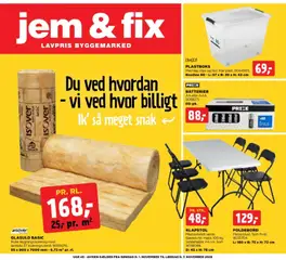 Eksempel på tilbudsavis Jem & fix - Tilbudsavis uge 45 fra butik Jem & fix gyldig fra 01/11/2026