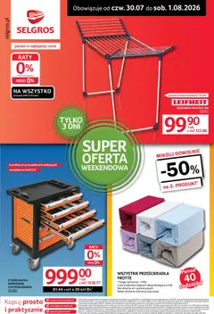 Pogląd gazetki "Selgros cash&carry gazetka - Oferta weekendowa" ze sklepu Selgros cash&carry ważnej od 30.07.2026
