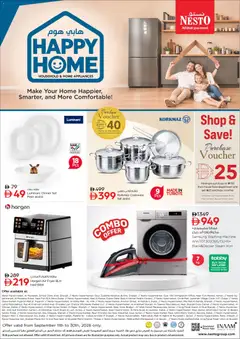 Preview of the catalogue Nesto catalogue HAPPY HOME of store Nesto valid from 11 Sep, 2026