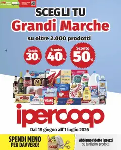 Anteprima dell'opuscolo Ipercoop volantino Brescia dal negozio Ipercoop valido da 18/06/2026