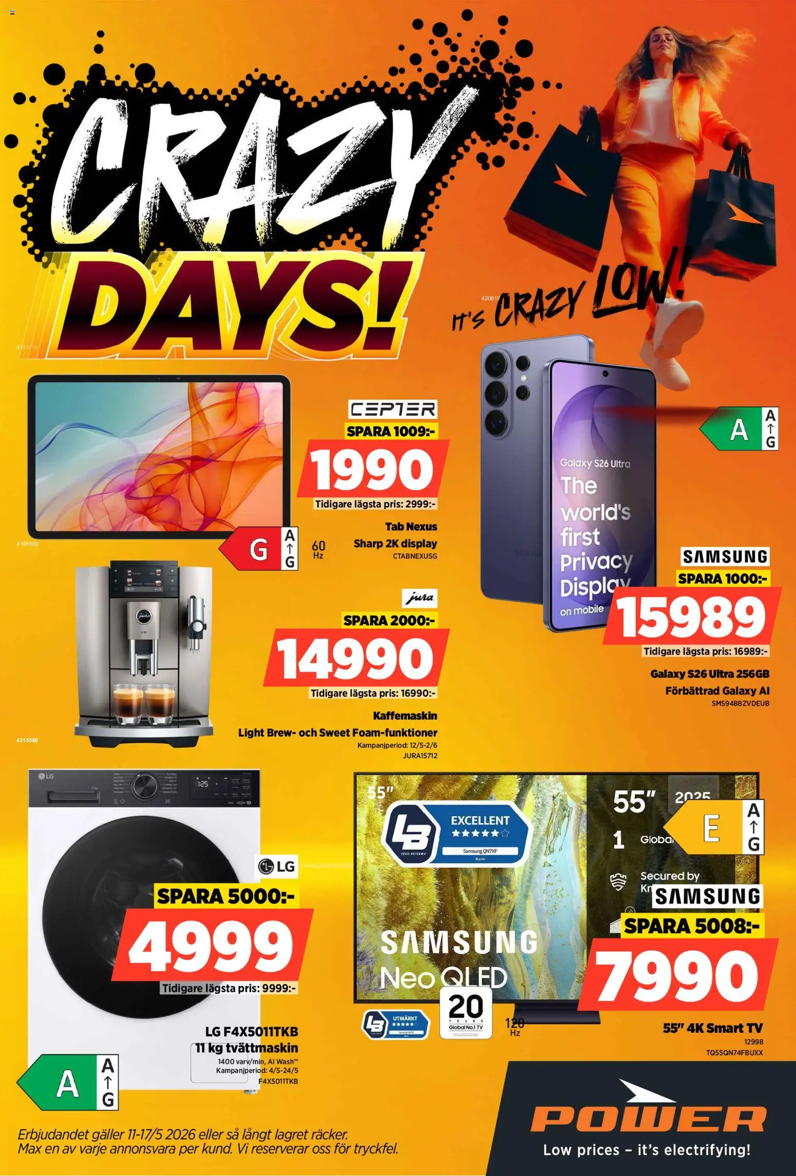 Förhandsgranska reklamblad Power erbjudanden från butik Power gäller från 11/05/2026
