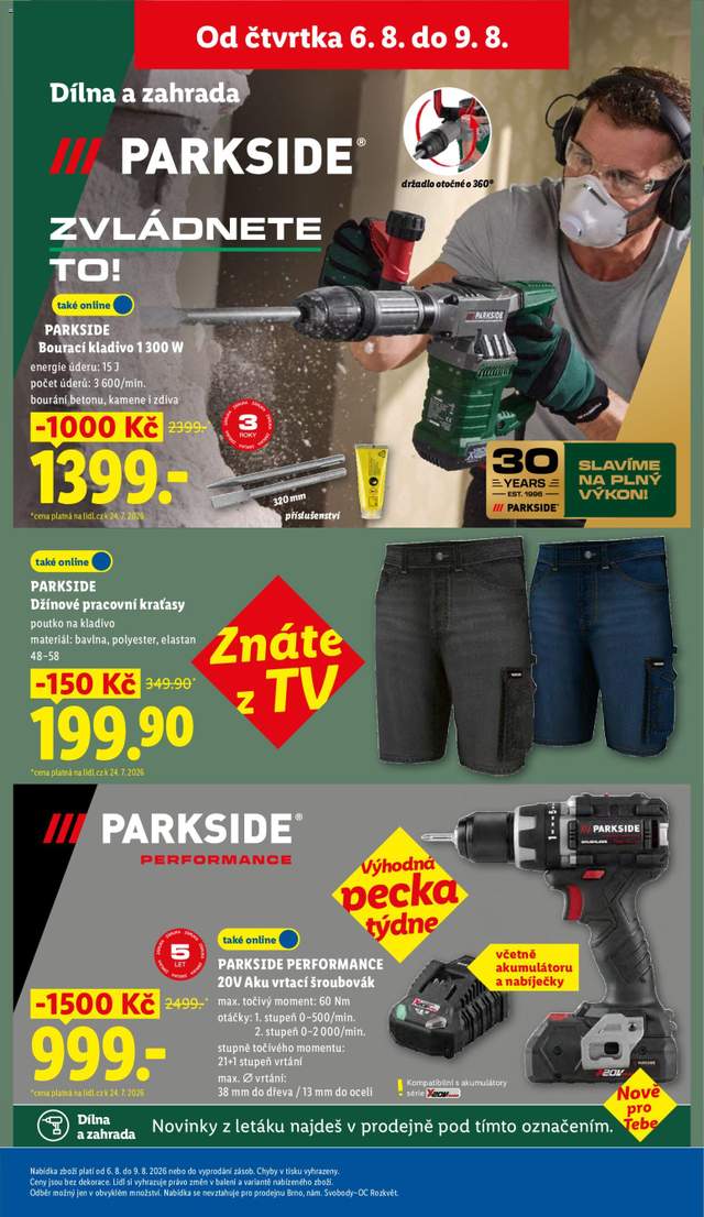 Nový Lidl leták od 06.08.