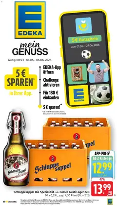 Vorschau von dem Prospekt des Geschäftes Edeka, gültig ab dem 01.06.2026