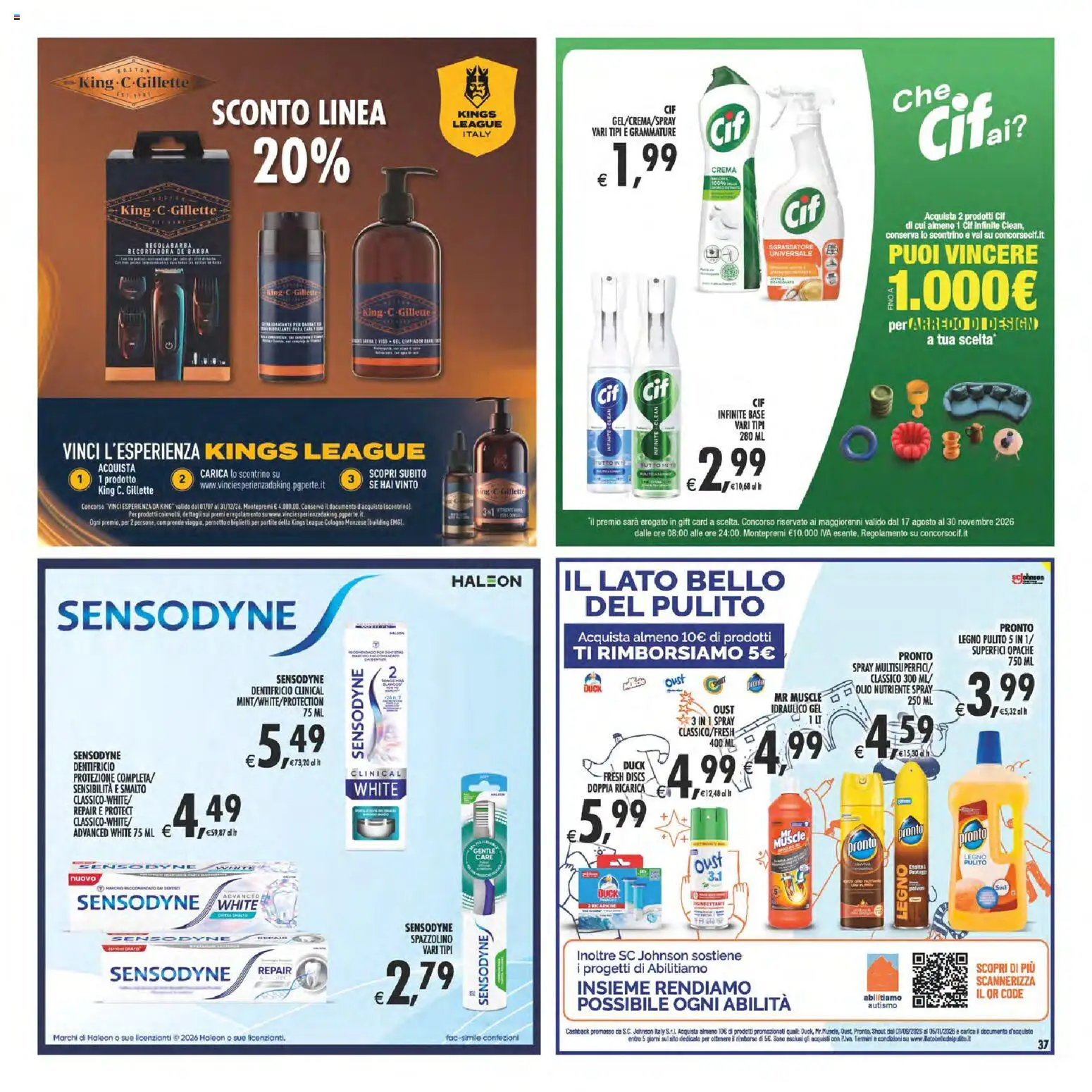 Anteprima dell'opuscolo Decò volantino Gourmet Sicilia dal negozio Decò valido da 23/10/2026 - Crema, Olio, Regolabarba, Dentifricio, Sgrassatore, Spazzolino