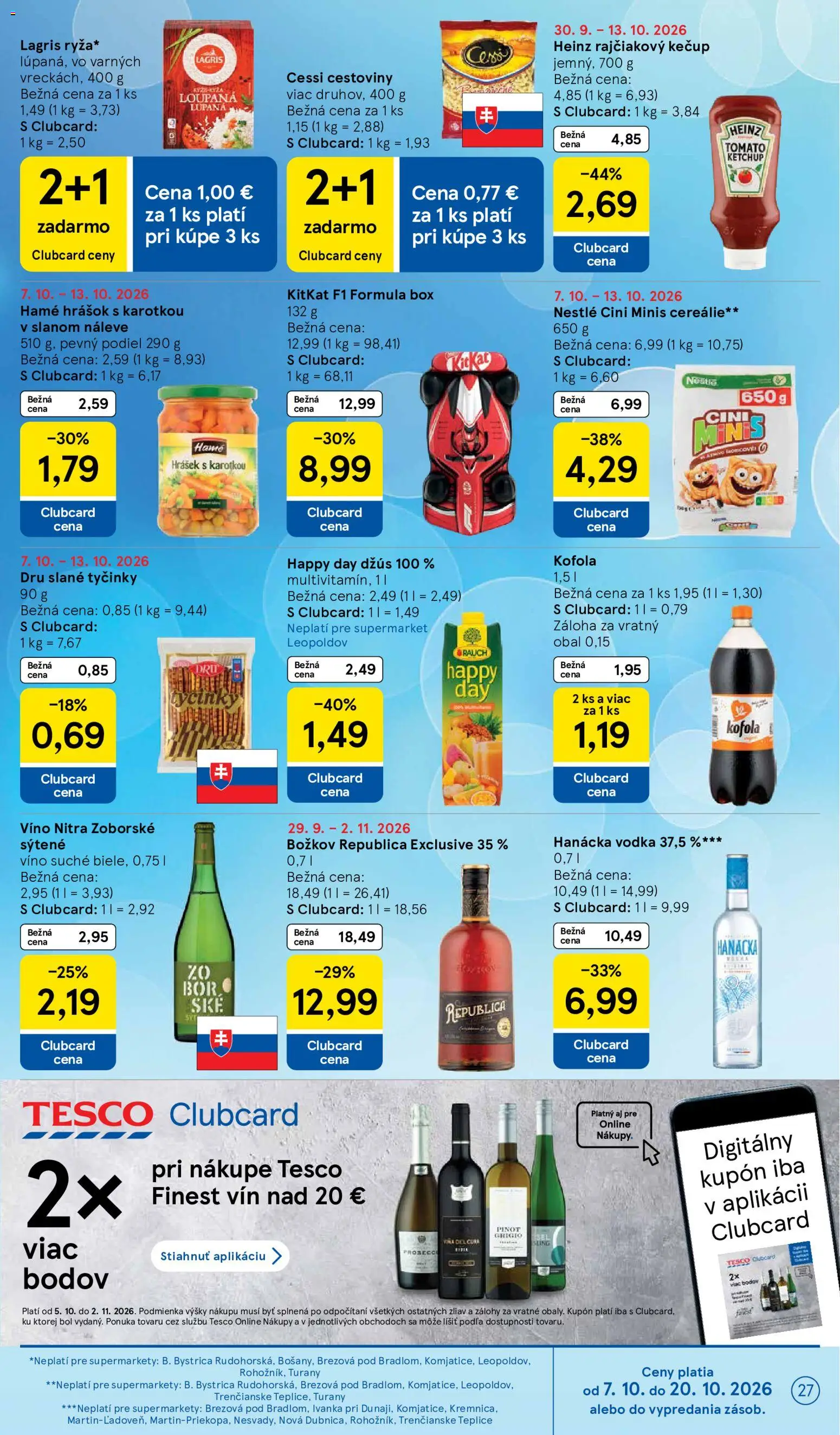 Náhľad Tesco letáku platného od 07.10.2026