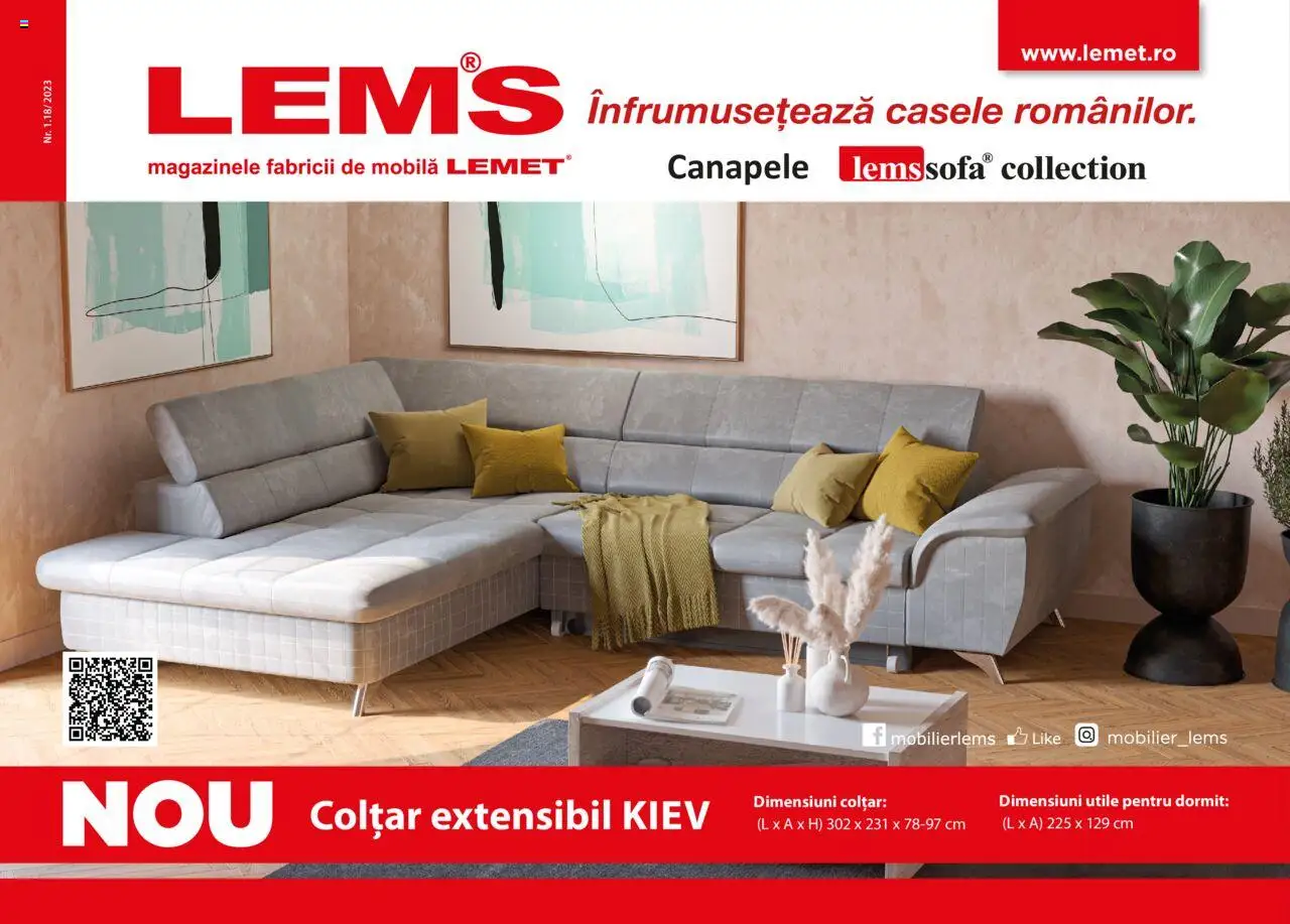 Previzualizarea de cataloage: Lem’s Catalog - Canapele valabil de la 17.11.2023