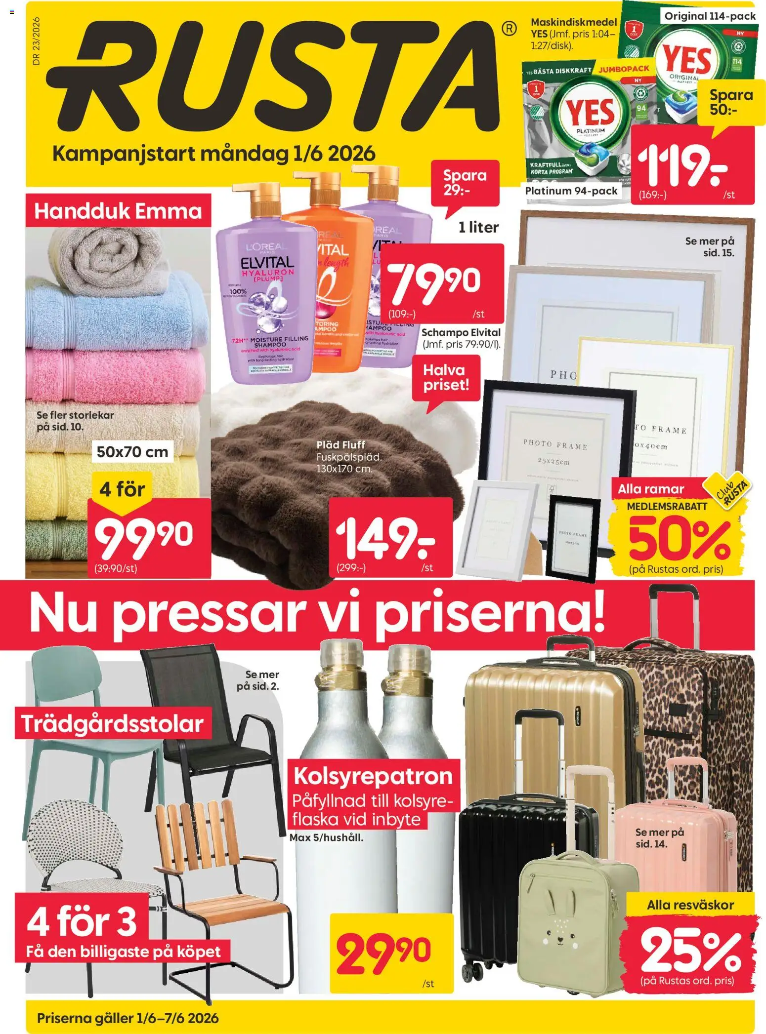 Förhandsgranska reklamblad Rusta erbjudanden från butik Rusta gäller från 01/06/2026