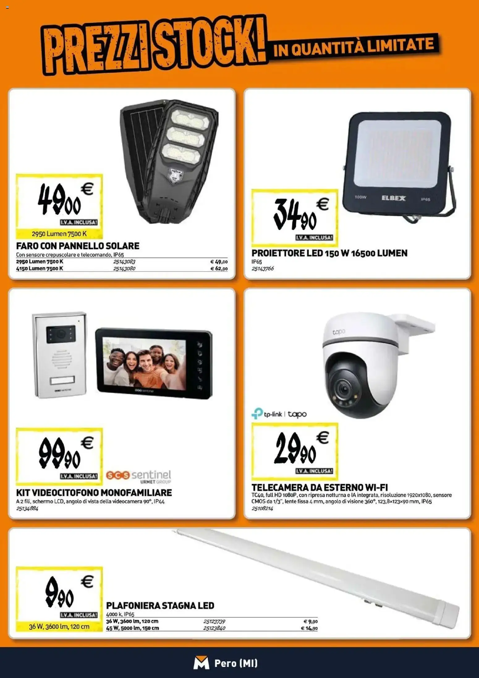Anteprima dell'opuscolo TECNOMAT catalogo Pero dal negozio TECNOMAT valido da 29/10/2026 - Videocamera, Schermo