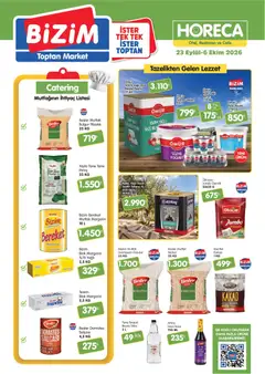 Bizim Toptan Bizim Toptan - Horeca kataloğu 23.09.2026 - Broşürünün önizlemesi