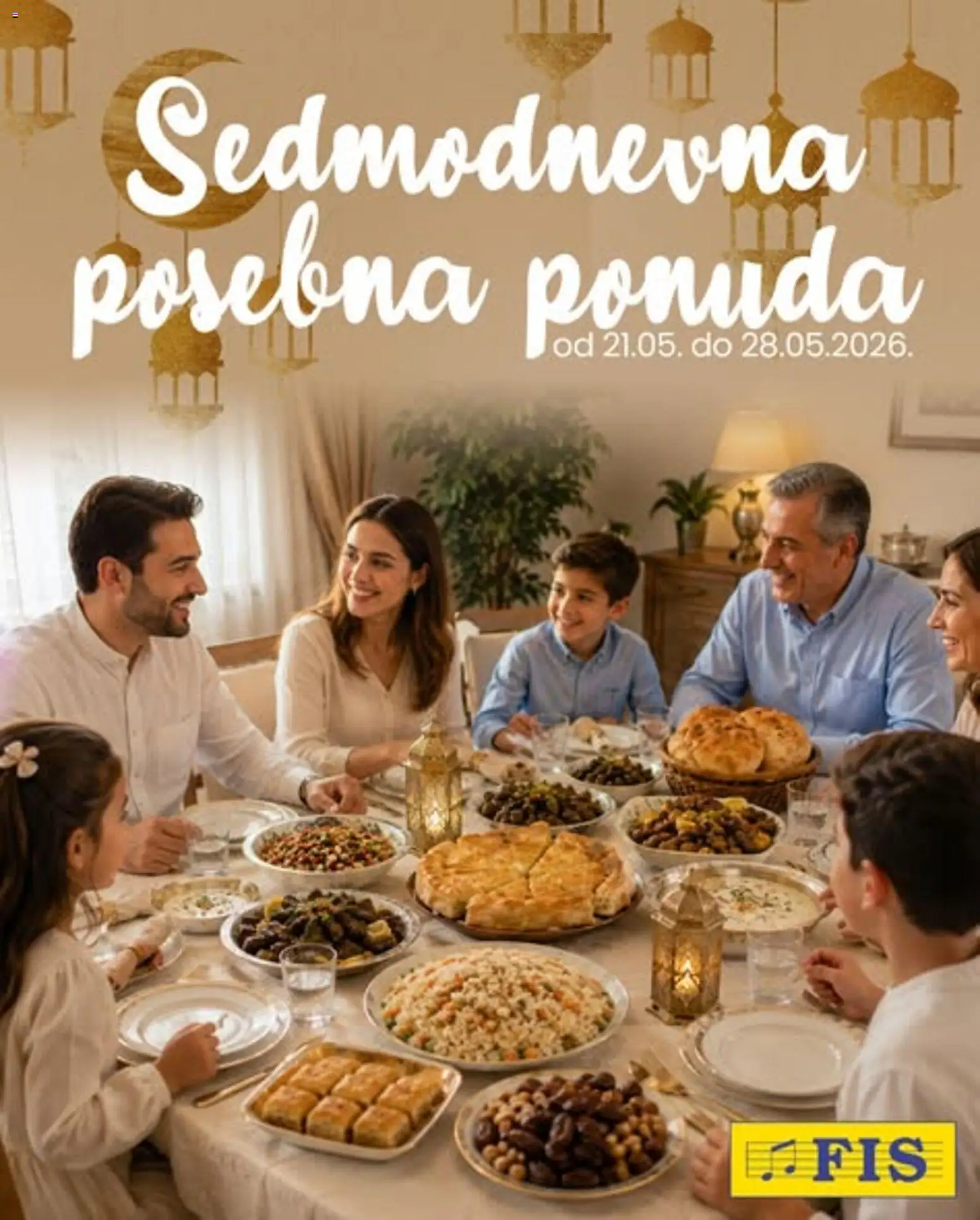 Pregled letka FIS sedmodnevna posebna ponuda trgovine FIS vrijedi od 21.05.2026