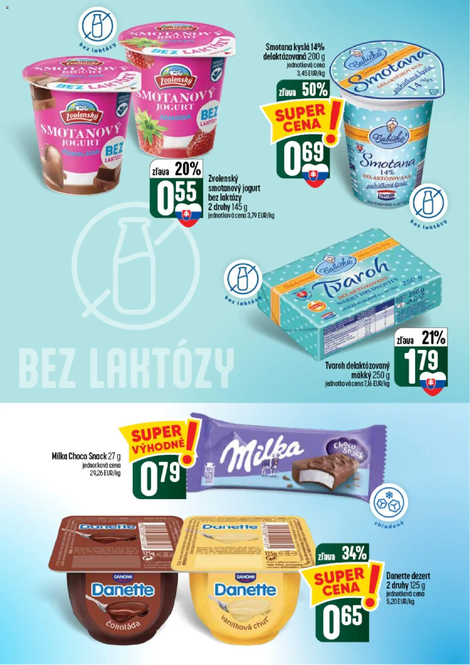 Náhľad COOP Jednota letáku platného od 10.09.2026 - Čokoláda, Tvaroh, Milka, Dezert, Jogurt, Smotana, Smotanový jogurt