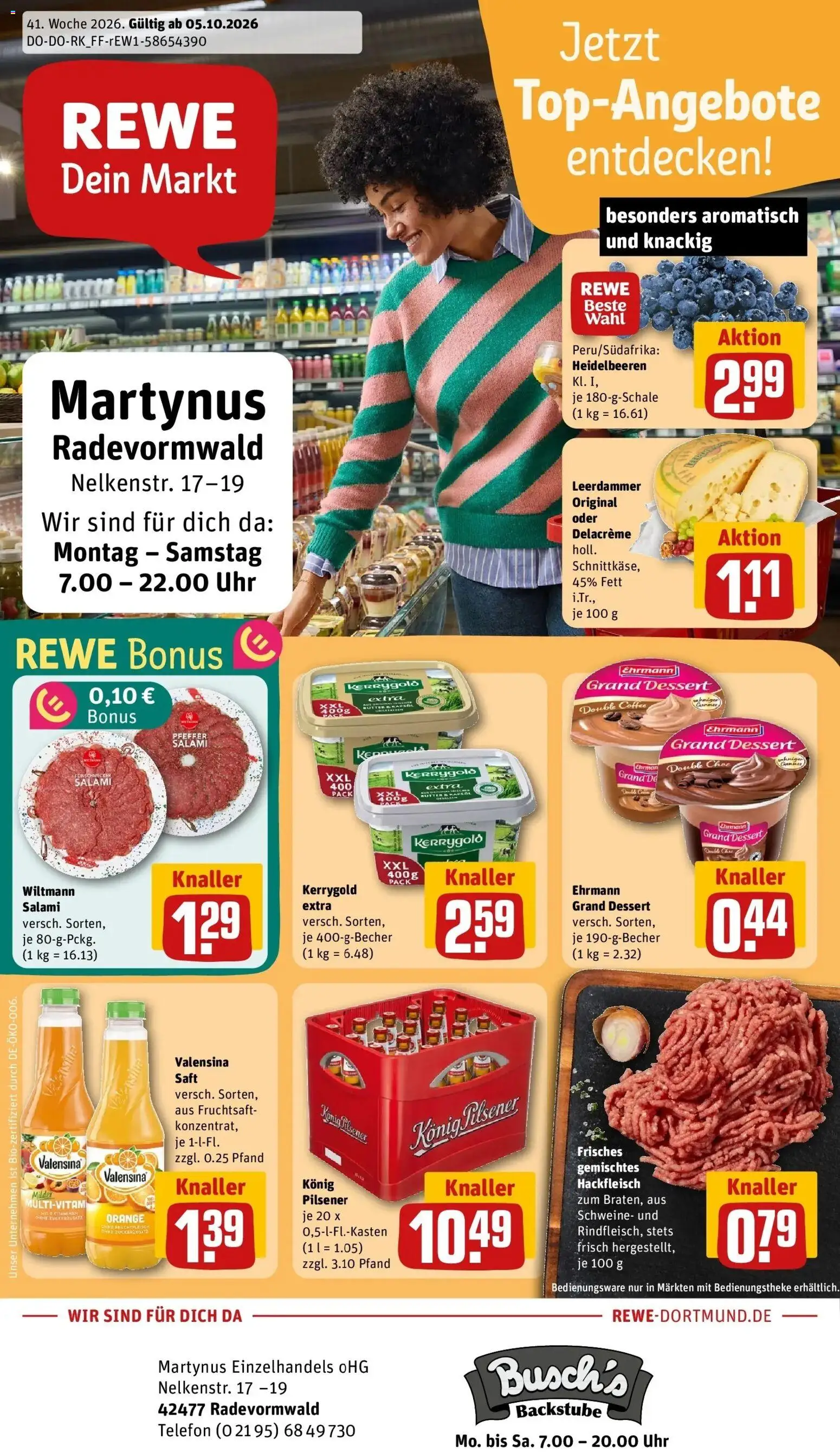 Vorschau von dem Prospekt des Geschäftes Rewe, gültig ab dem 05.10.2026