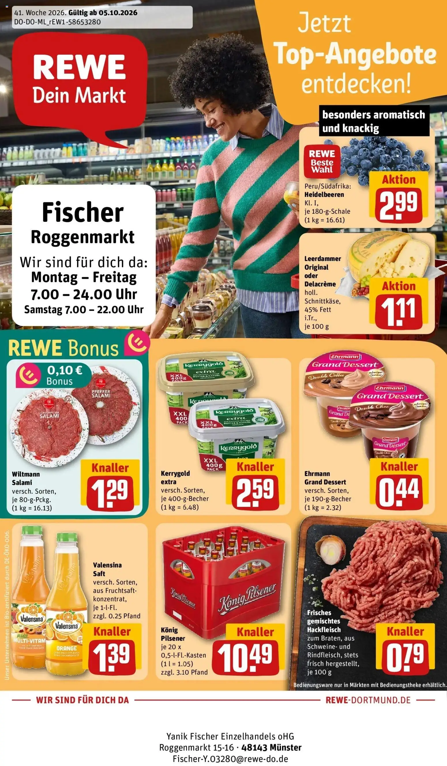 Vorschau von dem Prospekt des Geschäftes Rewe, gültig ab dem 05.10.2026