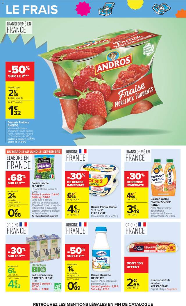 Nouveau catalogue Carrefour à partir du 08/09