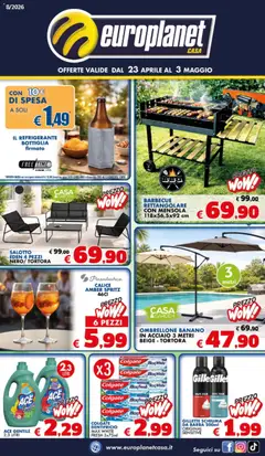 Anteprima dell'opuscolo Europlanet Casa volantino dal negozio Europlanet Casa valido da 23/04/2026